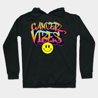 Cancer Vibes Graffiti Zodiac Birthday Hoodie